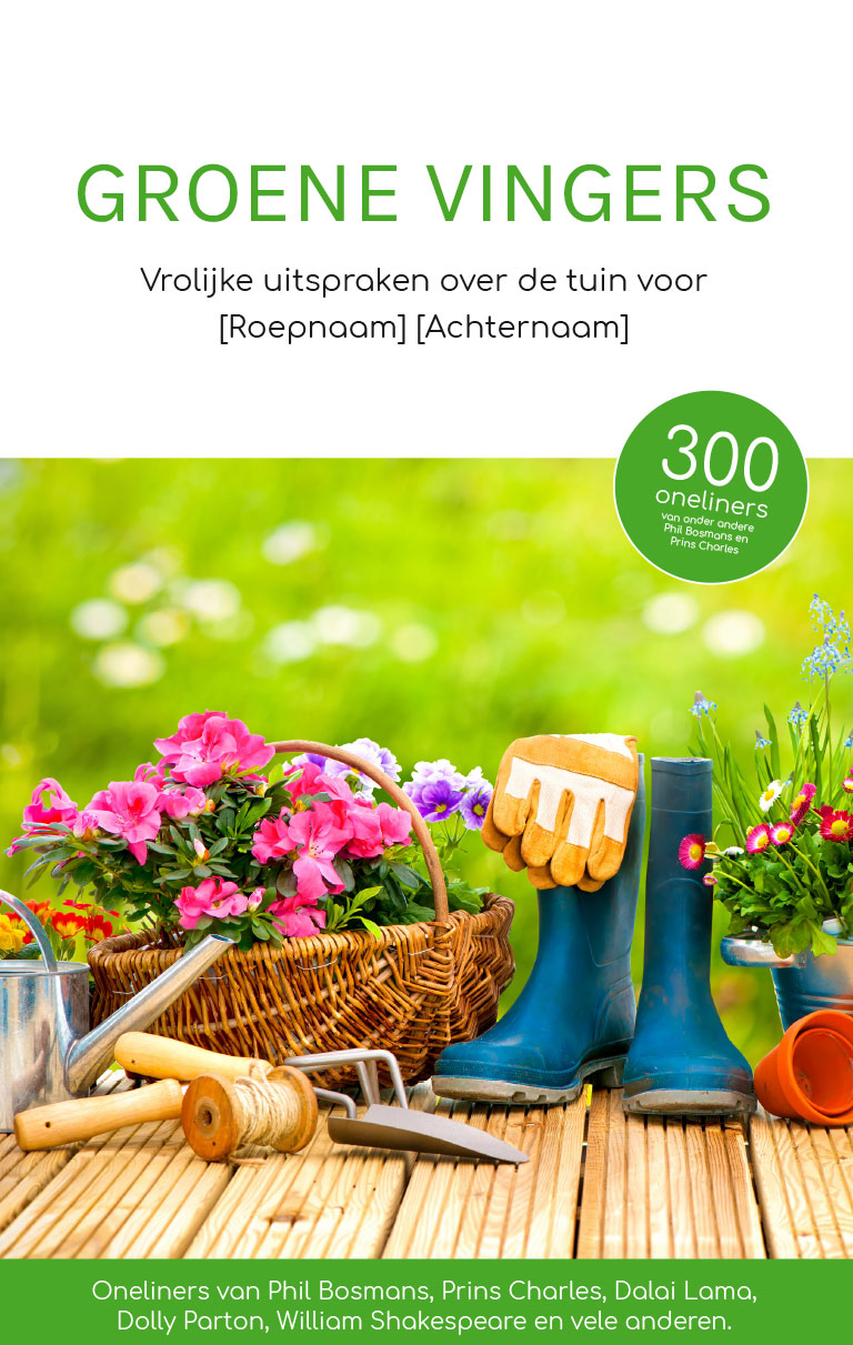 uitvoeren Stap Praten Groene vingers? - Cadeau voor tuinliefhebber (tip)|Boek als Cadeau.nl
